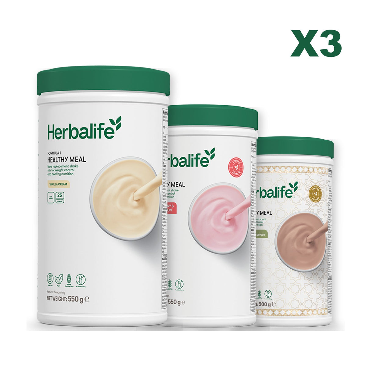 Formula 1 Vanilla plus 2 flavours of your choice - Strawberry Watermelon / Dubai Style Chocolate