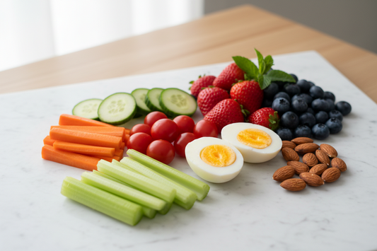 Low Calorie Snacks: Best UK Options, High Protein Snacks & Complete Guide 2026 guide with purple comparison cards, useful tables, FAQ dropdowns and Lose Weight Feel Great shop links.