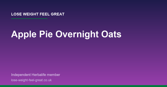 Lose Weight Feel Great article card: Apple Pie Overnight Oats
