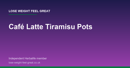 Lose Weight Feel Great article card: Café Latte Tiramisu Pots