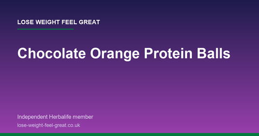 Lose Weight Feel Great article card: Chocolate Orange Protein Balls