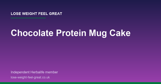 Lose Weight Feel Great article card: Chocolate Protein Mug Cake
