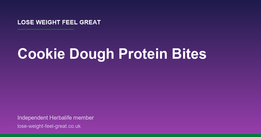 Lose Weight Feel Great article card: Cookie Dough Protein Bites