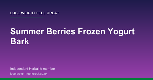Lose Weight Feel Great article card: Summer Berries Frozen Yogurt Bark