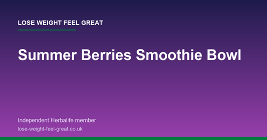 Lose Weight Feel Great article card: Summer Berries Smoothie Bowl