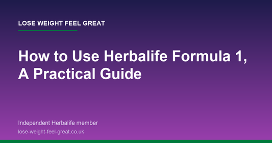 Lose Weight Feel Great article card: How to Use Herbalife Formula 1, A Practical Guide