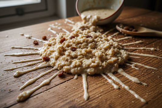Is porridge good for weight loss? guide with purple comparison cards, useful tables, FAQ dropdowns and Lose Weight Feel Great shop links.