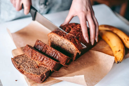 Herbalife Banana Loaf Bread recipe UK — high protein banana bread made with Formula 1 Banana Cream and Protein Bake Mix — Lose Weight Feel Great