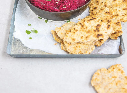 Herbalife Wholemeal Flatbread recipe UK — high protein high fibre homemade flatbread with Beta Heart and Personalised Protein Powder — Lose Weight Feel Great