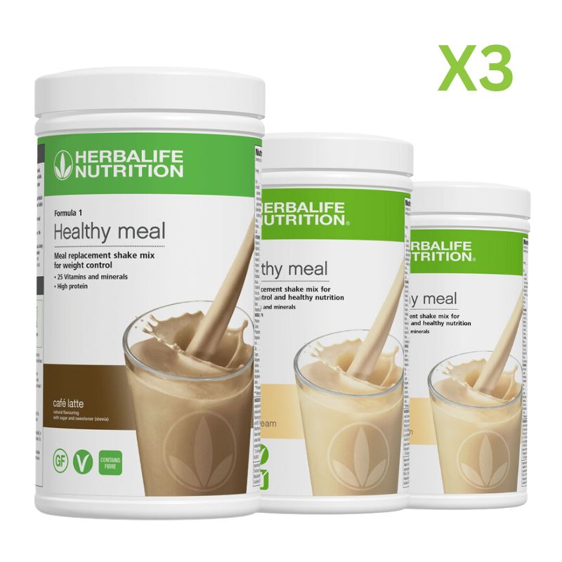 Comparison of meal replacement shakes - Herbalife Formula 1 and other brands for weight loss and nutrition UK