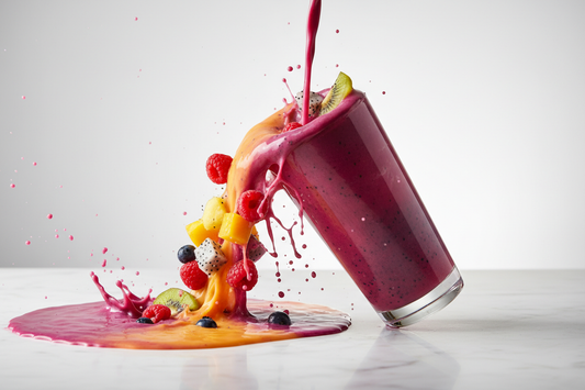 Herbalife Shakes guide with purple comparison cards, useful tables, FAQ dropdowns and Lose Weight Feel Great shop links.