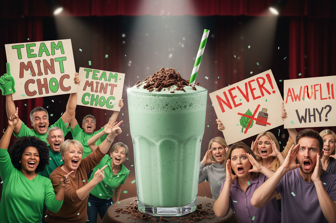 Mint Chocolate Herbalife shake - love-it-or-hate-it flavour for busy mums seeking refreshing meal replacement UK