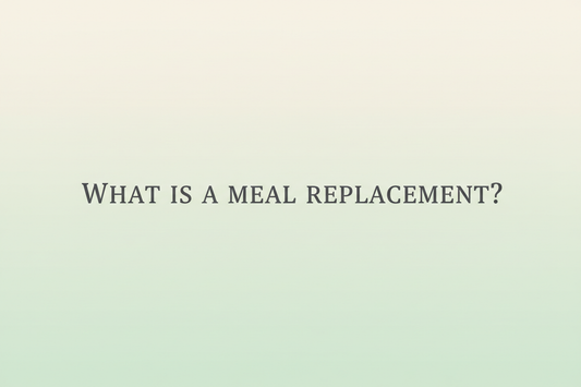 Meal replacement nutrition science guide