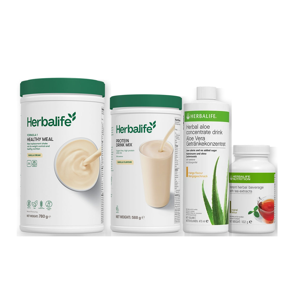 Advanced Breakfast Kit - Vanilla cream / Original (Large 102g) / Large 780g