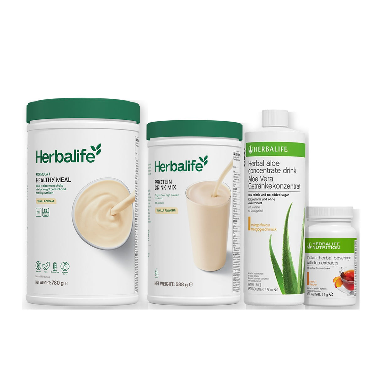 Advanced Breakfast Kit - Vanilla cream / Peach / Large 780g