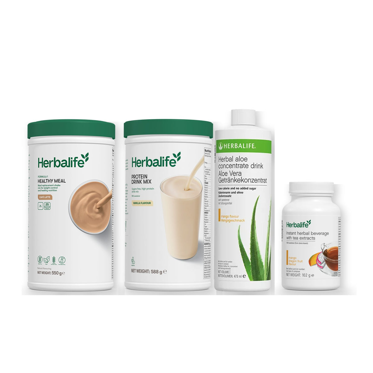 Advanced Breakfast Kit - Cafe latte / Mango Dragon Fruit (Large 102g)