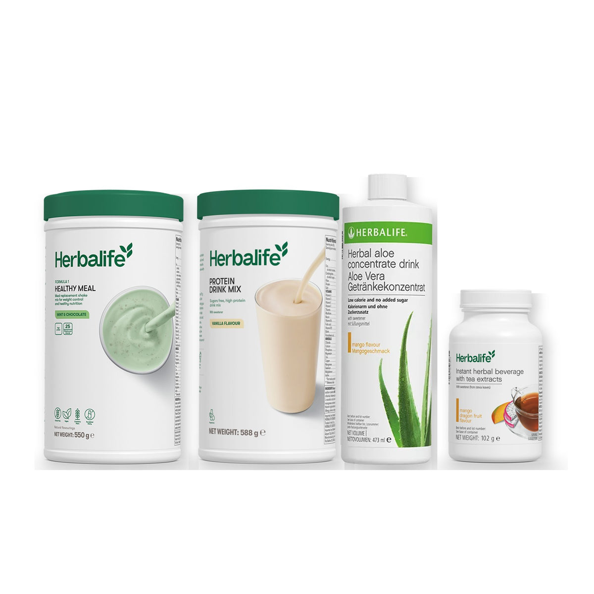 Advanced Breakfast Kit - Mint & Chocolate / Mango Dragon Fruit (Large 102g)