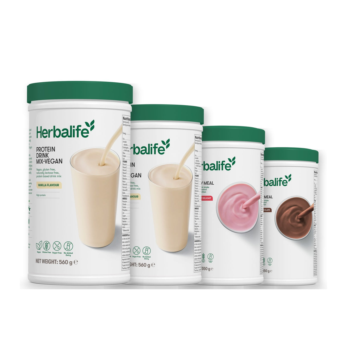 x2 Protein Drink Mix + x2 F1 Shake Mix Flavours of Your Choice with Vegan Protein Drink Mix - Strawberry / Chocolate