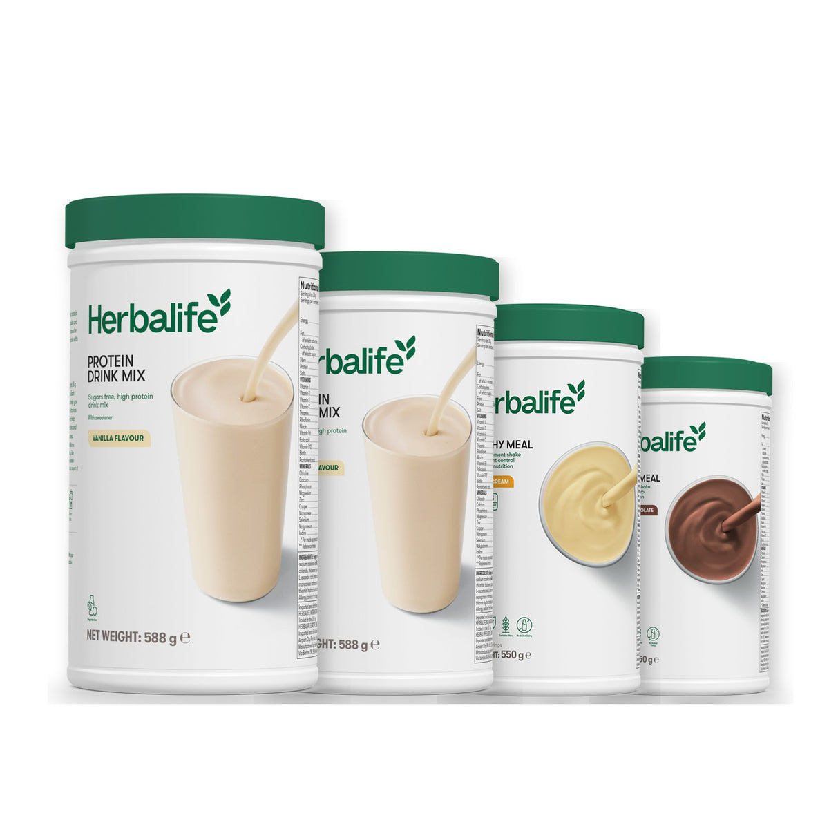 2 Protein Drink Mix with 2 Formula 1 flavours of your choice - Banana Cream / Chocolate