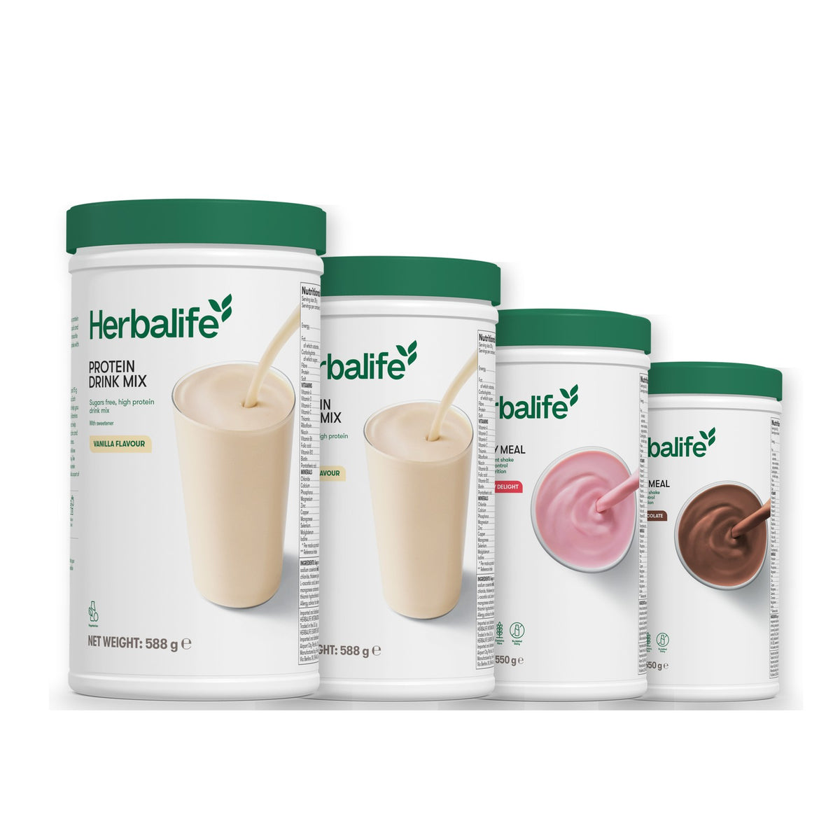 2 Protein Drink Mix with 2 Formula 1 flavours of your choice - Strawberry / Chocolate