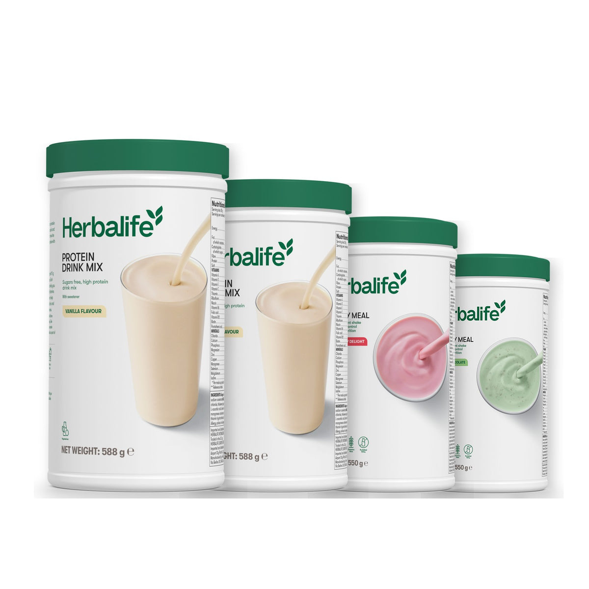 2 Protein Drink Mix with 2 Formula 1 flavours of your choice - Strawberry / Mint Chocolate