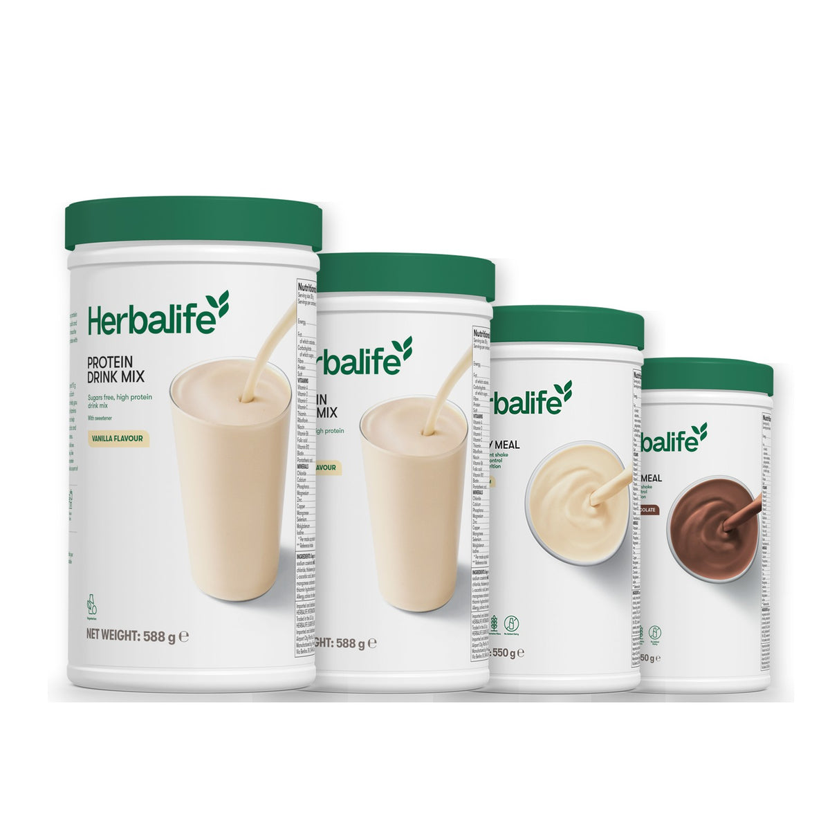 2 Protein Drink Mix with 2 Formula 1 flavours of your choice - Vanilla / Chocolate