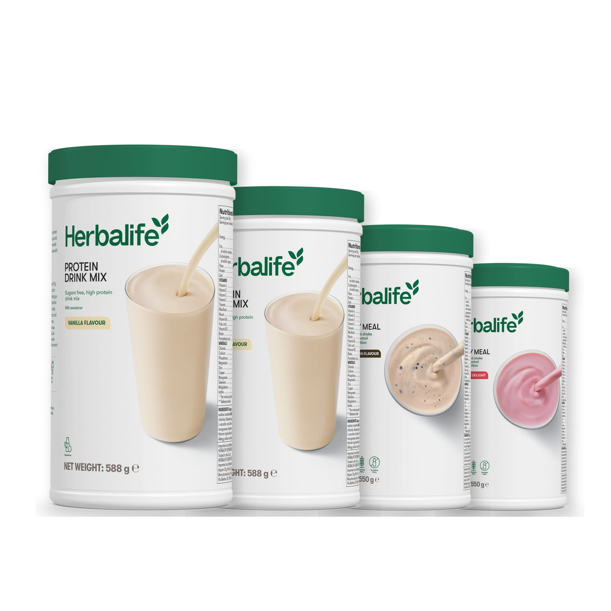 2 Protein Drink Mix with 2 Formula 1 flavours of your choice - Cookie Crunch / Strawberry