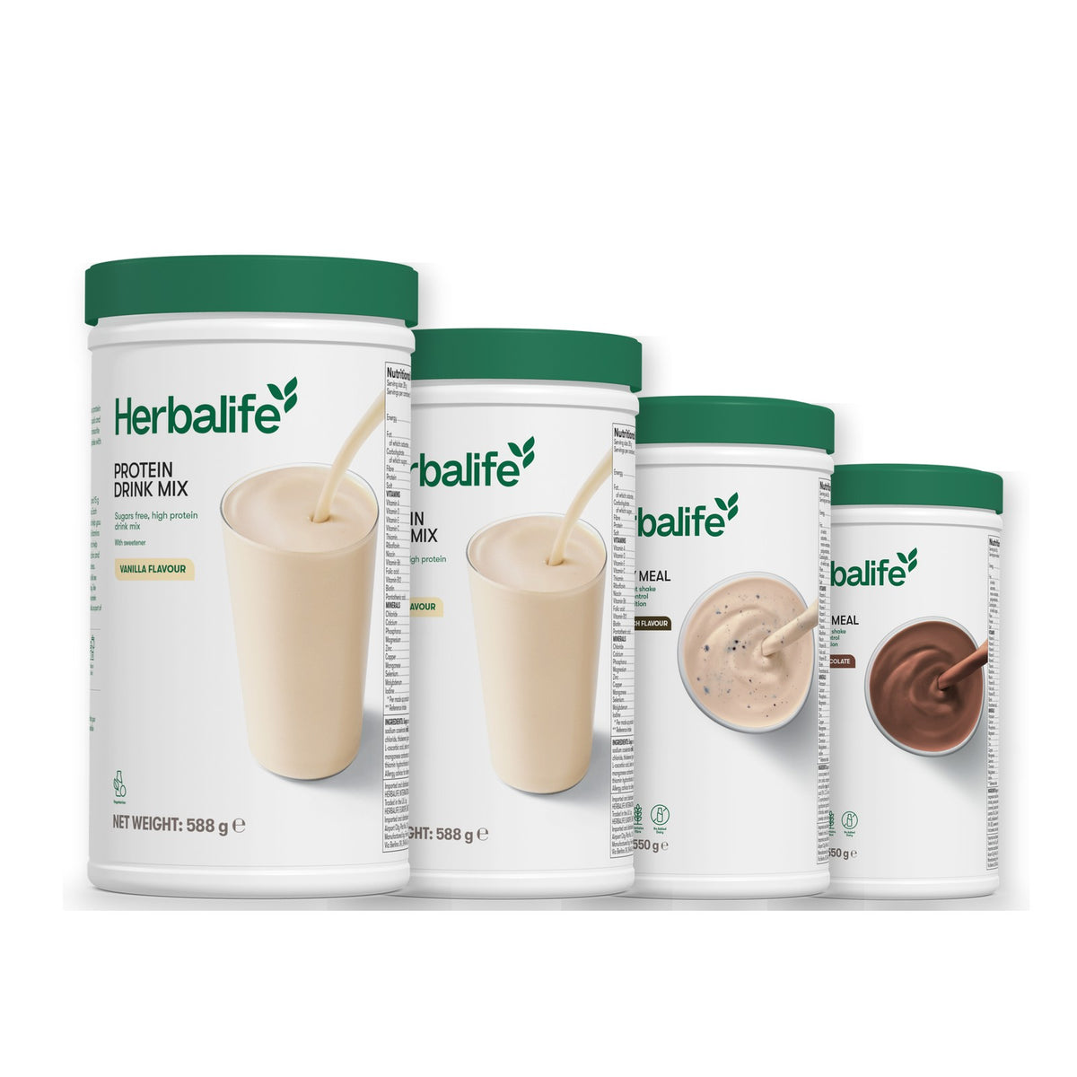 2 Protein Drink Mix with 2 Formula 1 flavours of your choice - Cookie Crunch / Chocolate