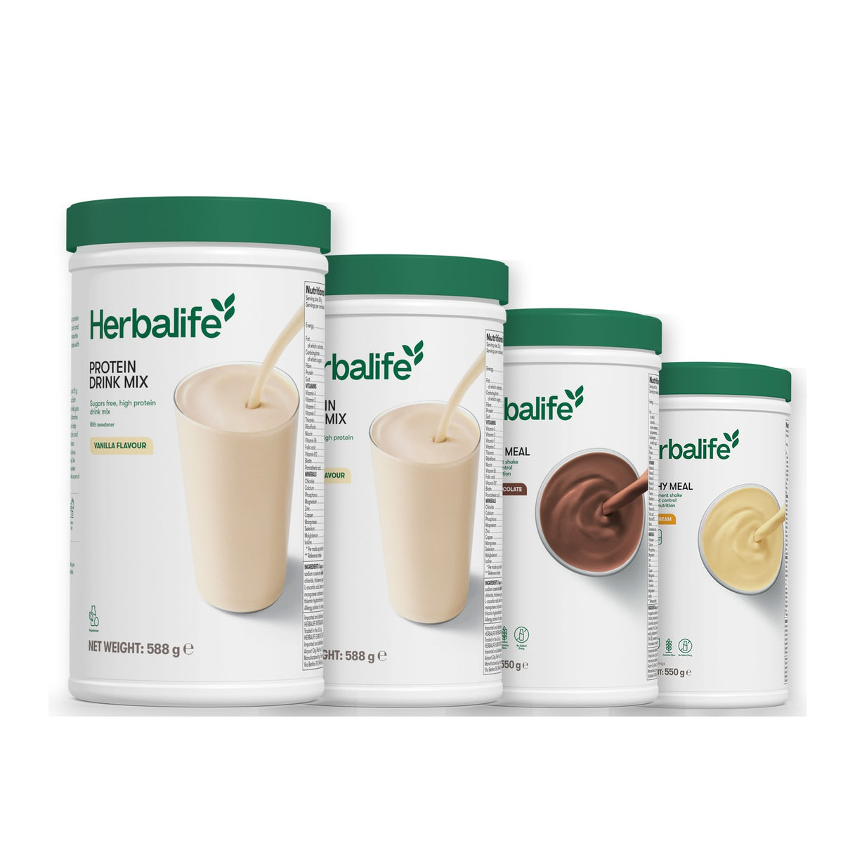 2 Protein Drink Mix with 2 Formula 1 flavours of your choice - Chocolate / Banana Cream