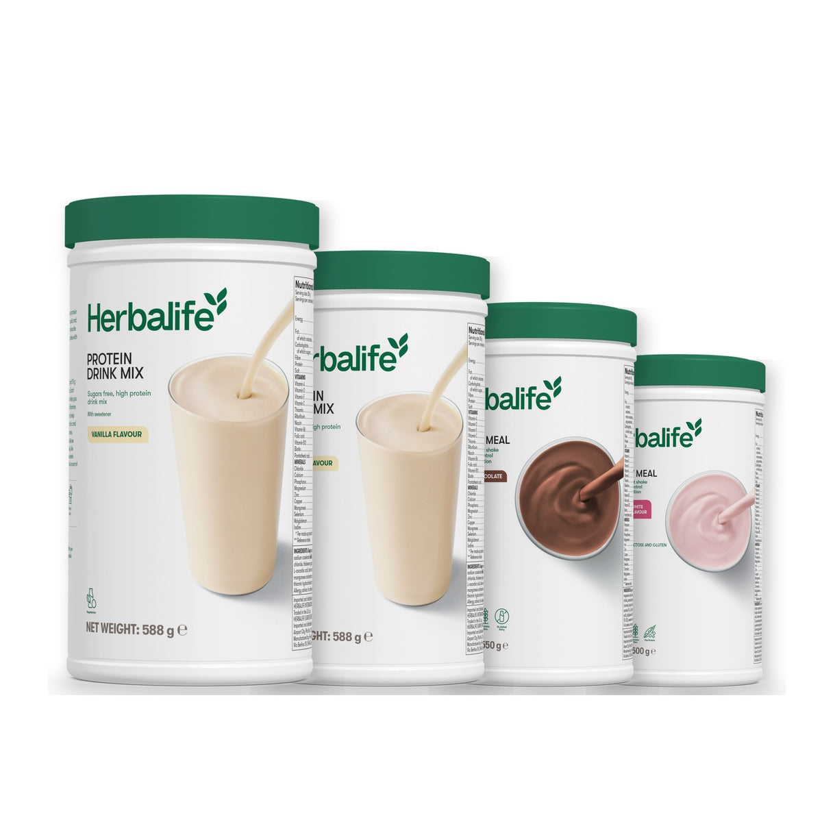 2 Protein Drink Mix with 2 Formula 1 flavours of your choice - Chocolate / Free From Raspberry & White Chocolate