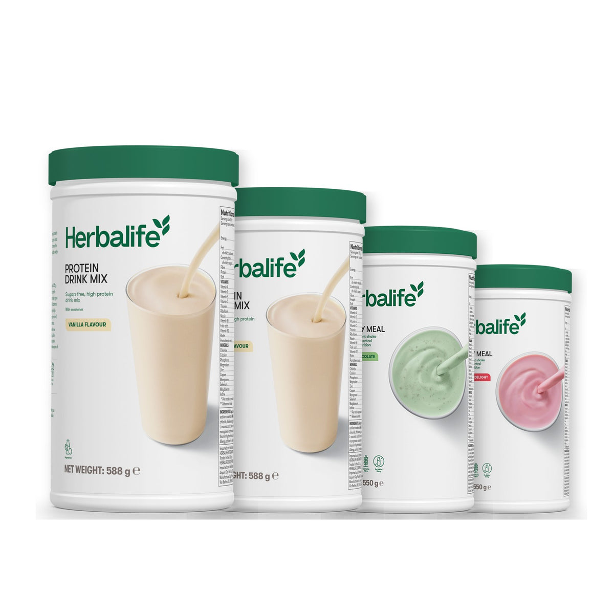 2 Protein Drink Mix with 2 Formula 1 flavours of your choice - Mint Chocolate / Strawberry