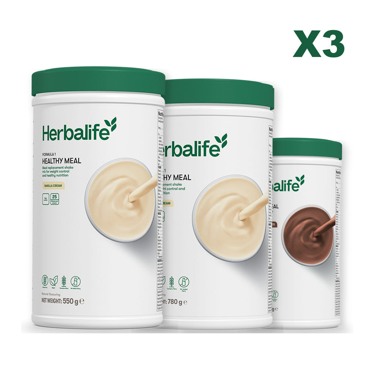 Formula 1 Vanilla plus 2 flavours of your choice - Vanilla (Large 780g) / Chocolate