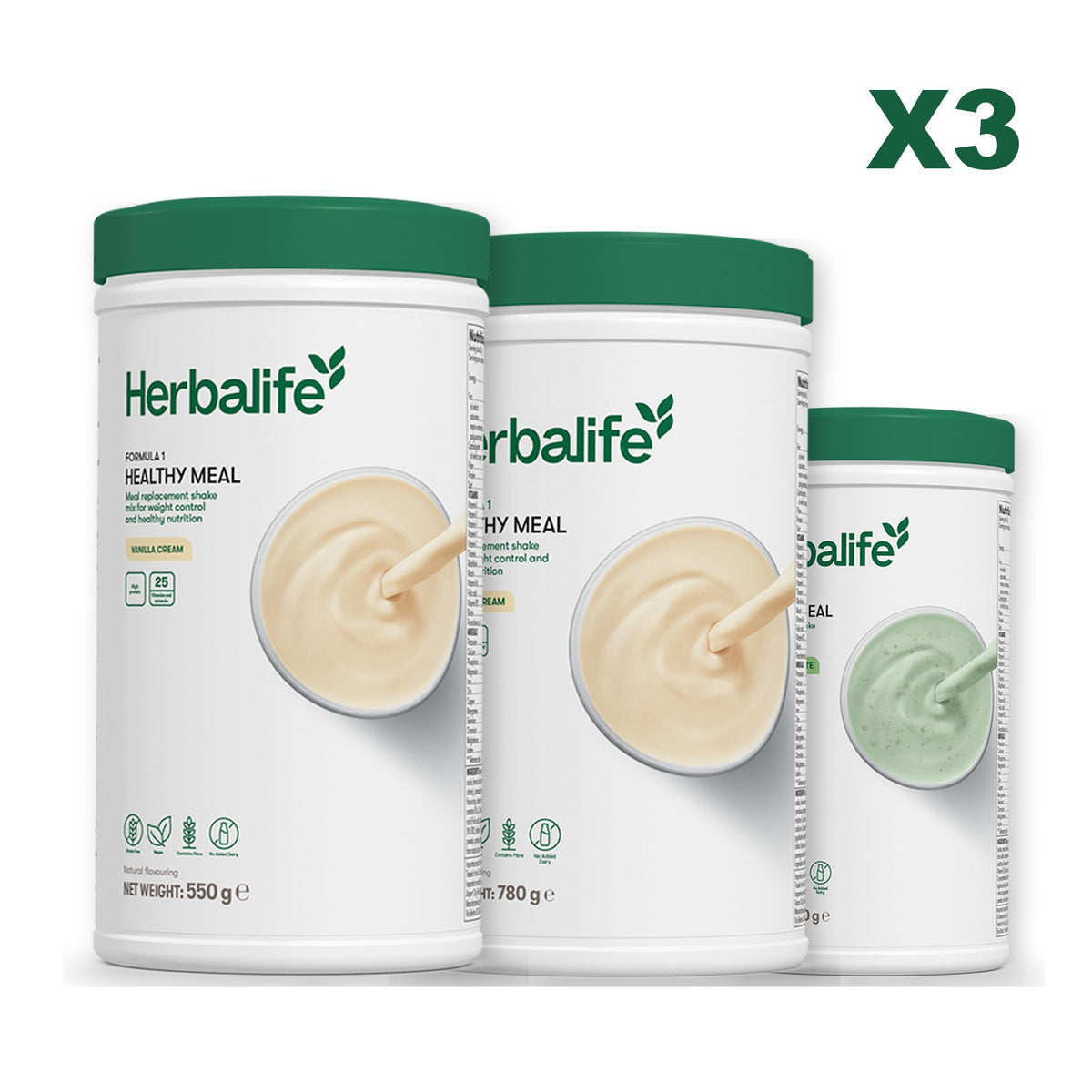 Formula 1 Vanilla plus 2 flavours of your choice - Vanilla (Large 780g) / Mint Chocolate