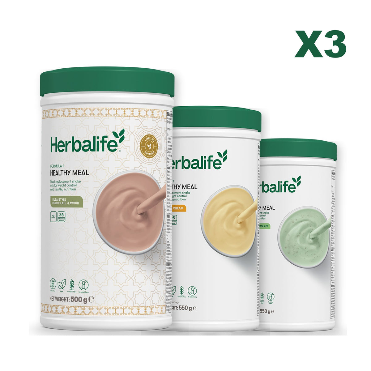 Formula 1 Dubai Style Chocolate plus 2 flavours of your choice - Banana Cream / Mint Chocolate