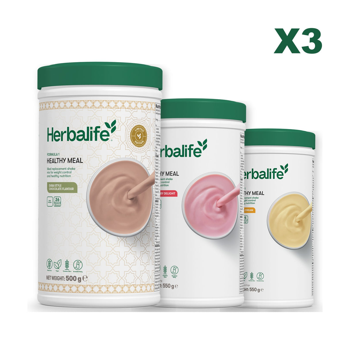 Formula 1 Dubai Style Chocolate plus 2 flavours of your choice - Strawberry / Banana Cream
