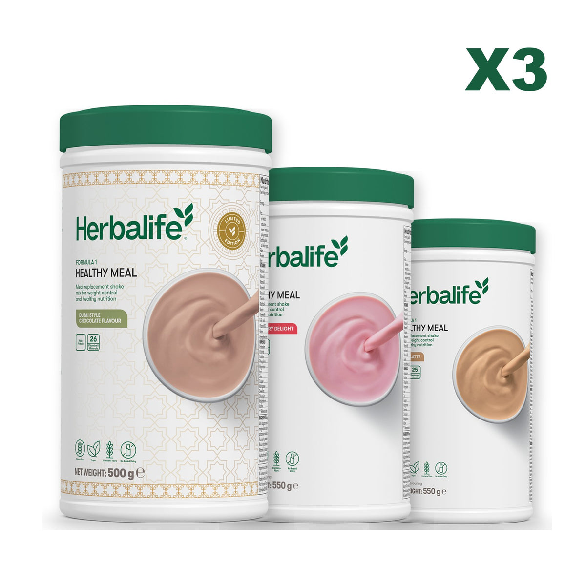 Formula 1 Dubai Style Chocolate plus 2 flavours of your choice - Strawberry / Cafe Latte