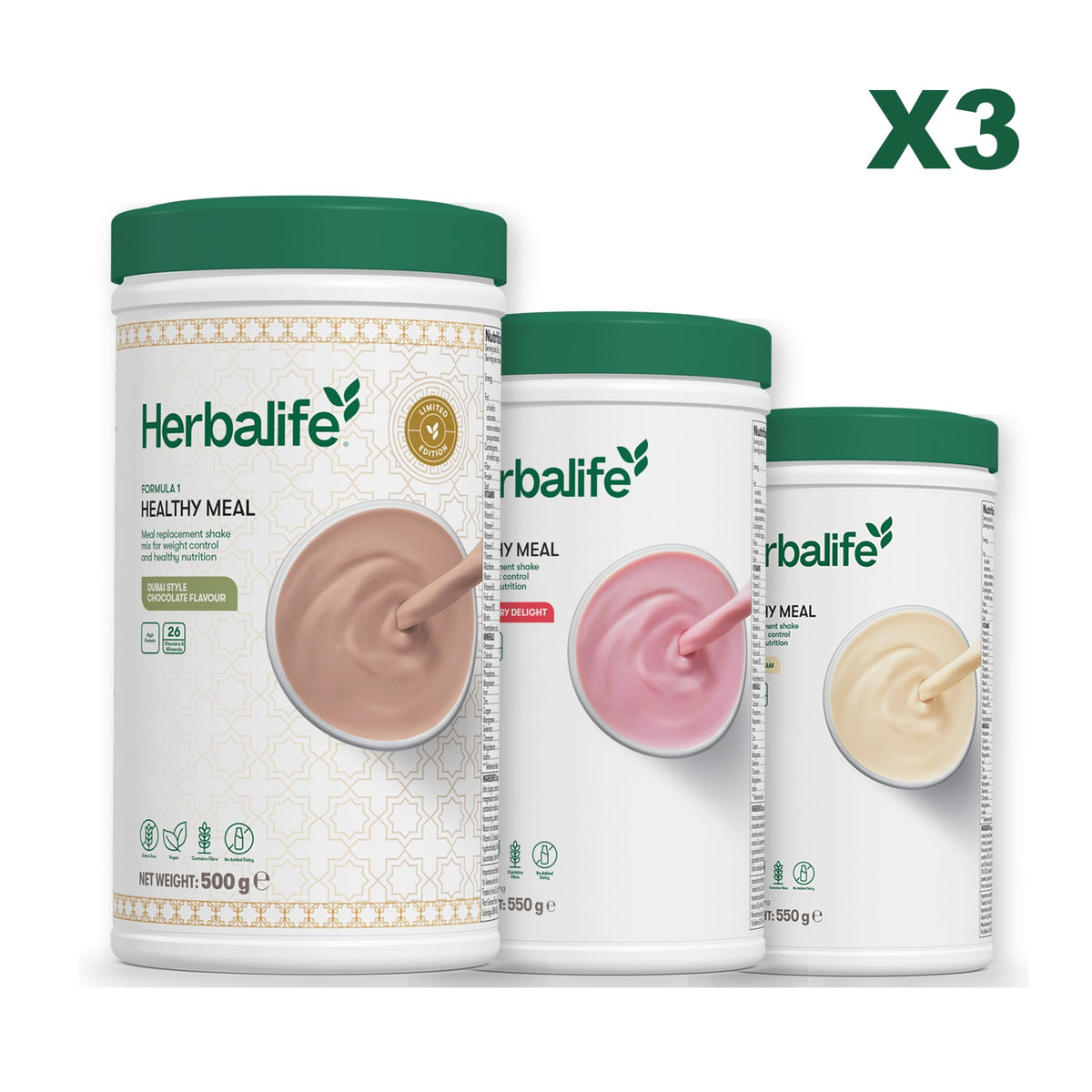 Formula 1 Dubai Style Chocolate plus 2 flavours of your choice - Strawberry / Vanilla