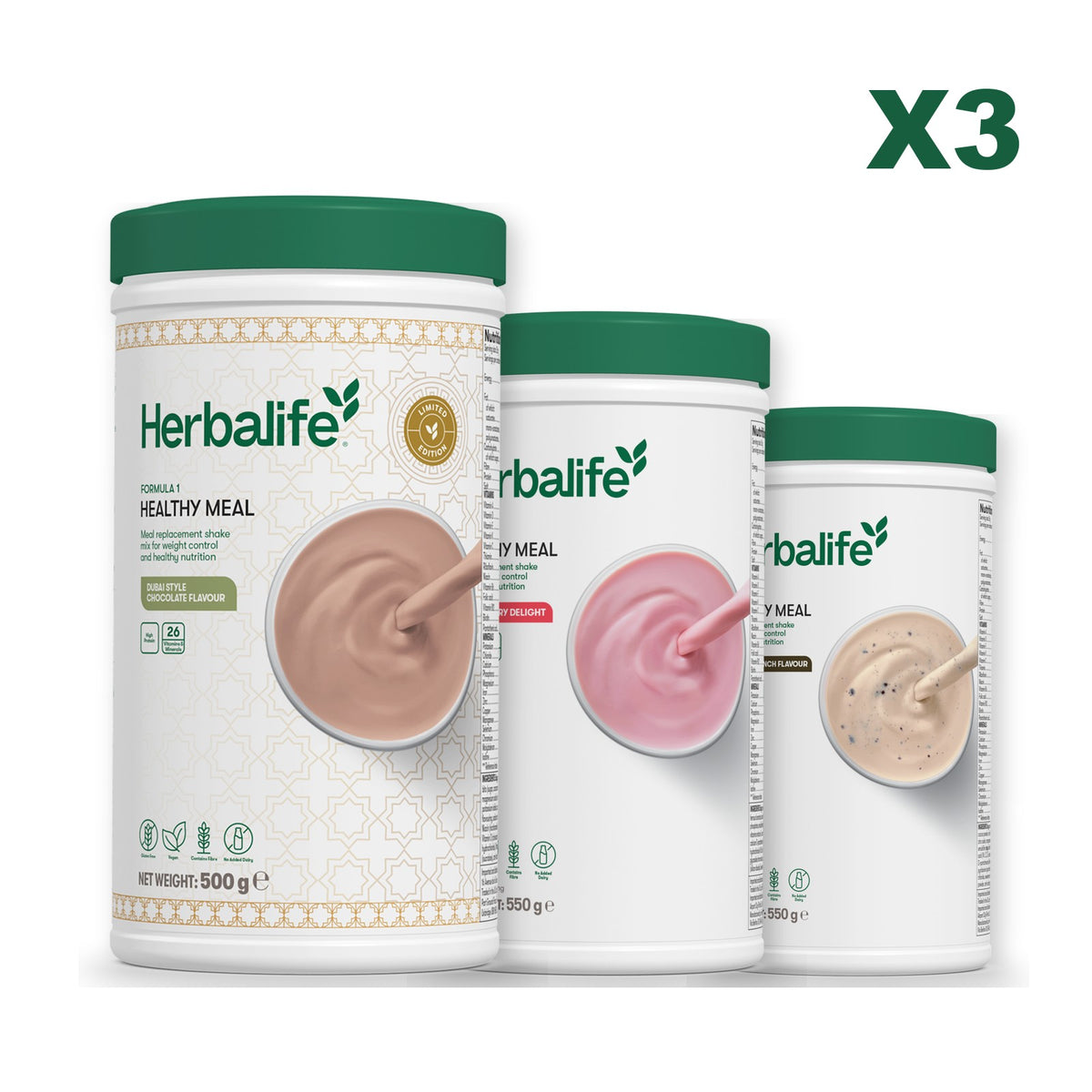 Formula 1 Dubai Style Chocolate plus 2 flavours of your choice - Strawberry / Cookie Crunch