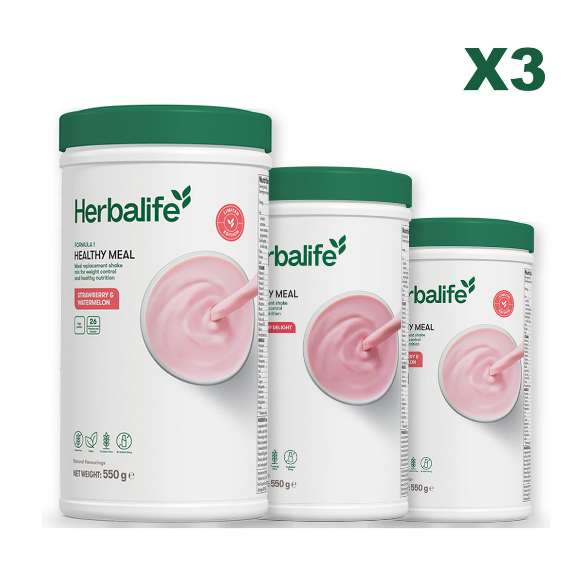 Formula 1 Strawberry Watermelon plus 2 flavours of your choice - Strawberry / Strawberry Watermelon