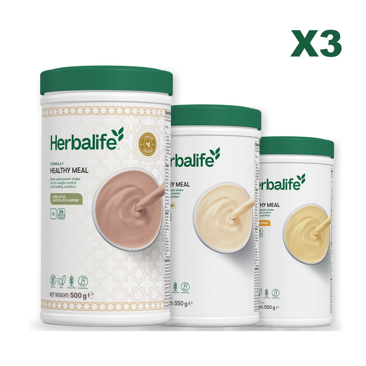 Formula 1 Dubai Style Chocolate plus 2 flavours of your choice - Vanilla / Banana Cream
