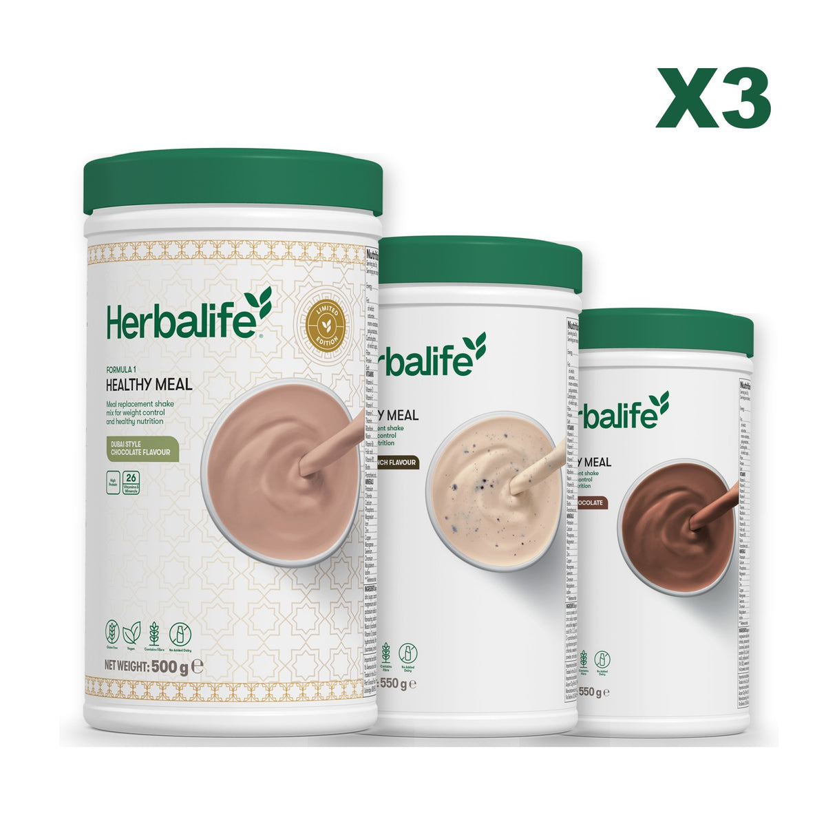 Formula 1 Dubai Style Chocolate plus 2 flavours of your choice - Cookie Crunch / Chocolate