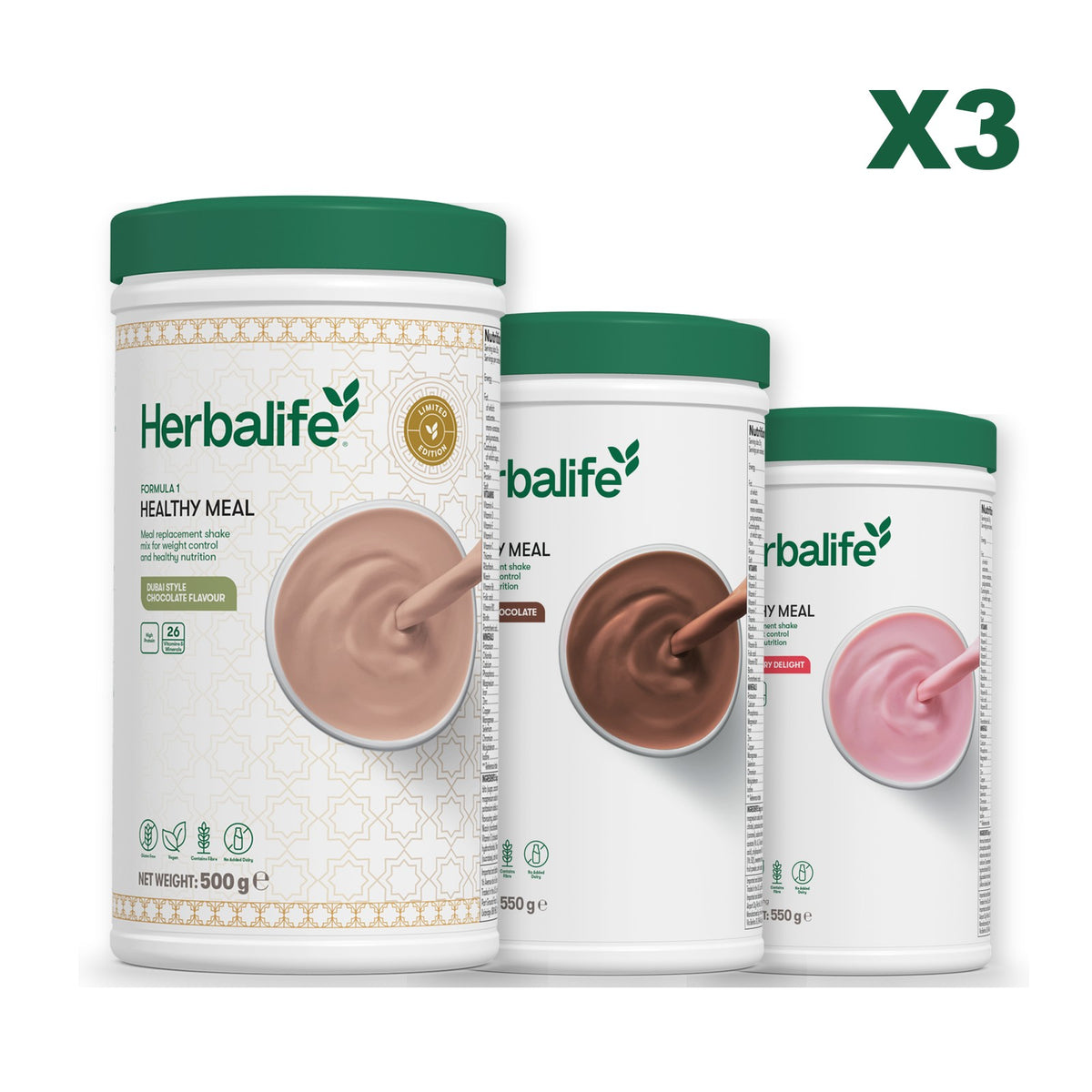 Formula 1 Dubai Style Chocolate plus 2 flavours of your choice - Chocolate / Strawberry