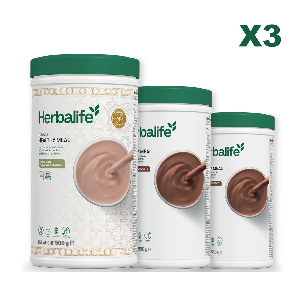 Formula 1 Dubai Style Chocolate plus 2 flavours of your choice - Chocolate / Chocolate