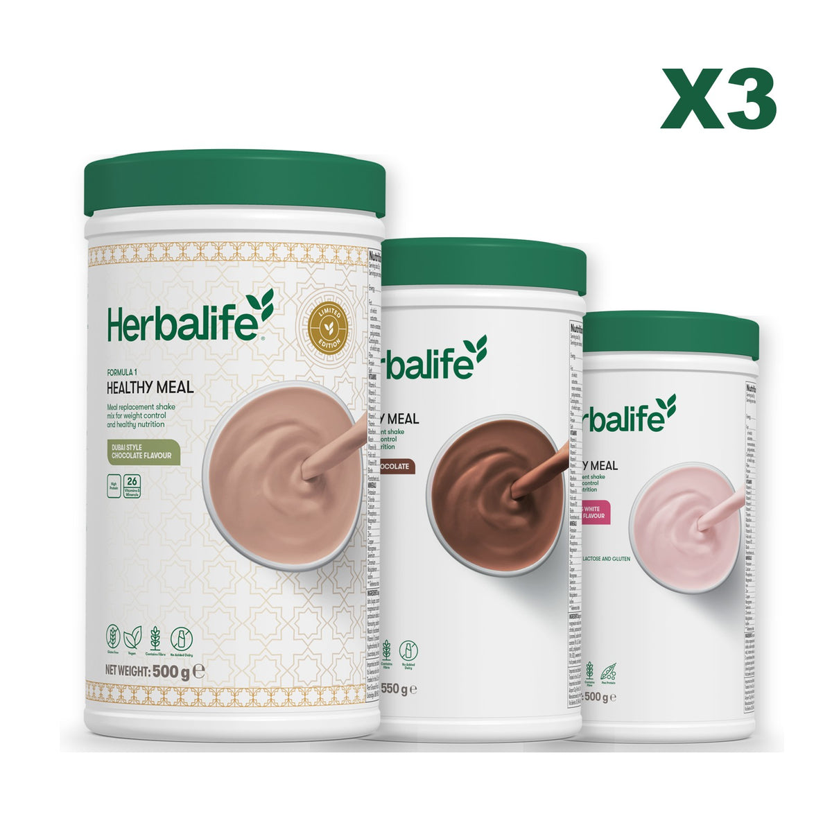 Formula 1 Dubai Style Chocolate plus 2 flavours of your choice - Chocolate / Free From Raspberry & White Chocolate