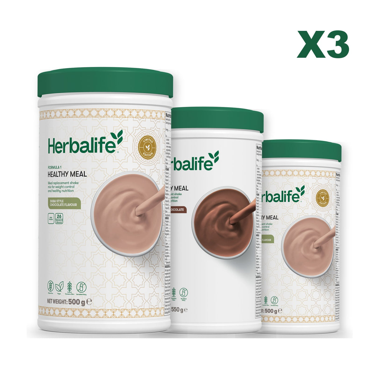 Formula 1 Dubai Style Chocolate plus 2 flavours of your choice - Chocolate / Dubai Style Chocolate