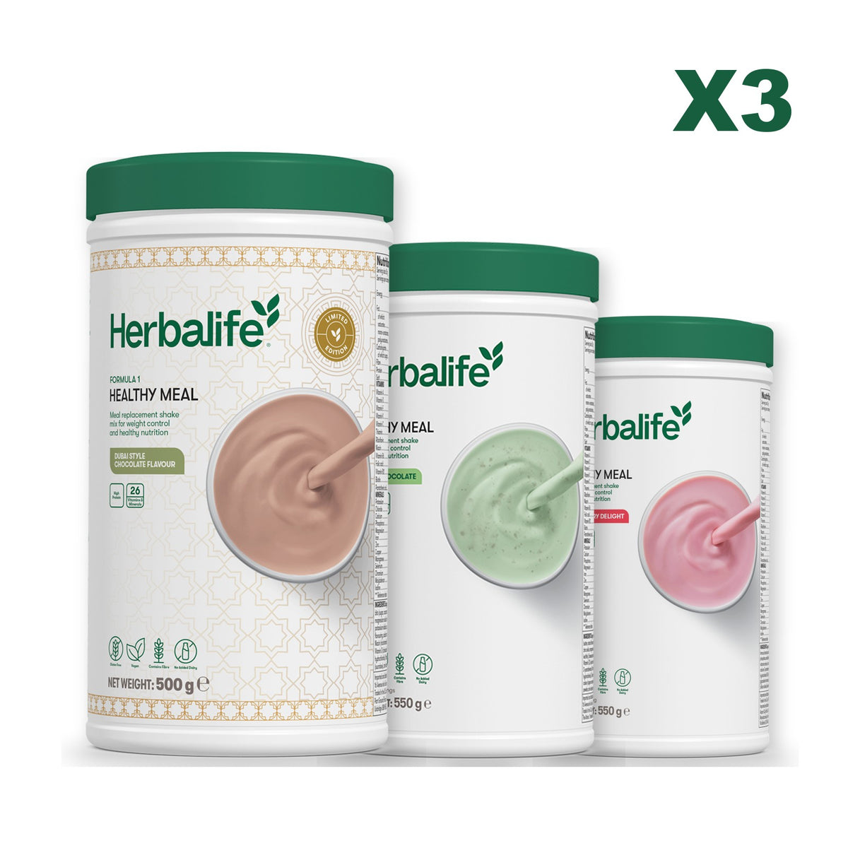 Formula 1 Dubai Style Chocolate plus 2 flavours of your choice - Mint Chocolate / Strawberry
