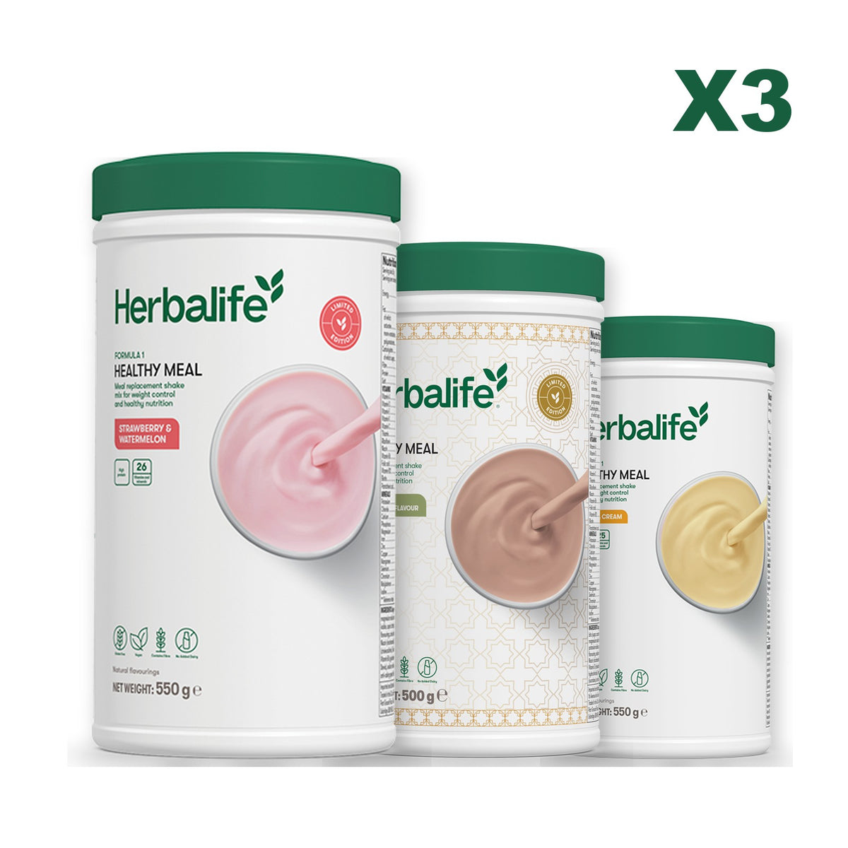 Formula 1 Strawberry Watermelon plus 2 flavours of your choice - Dubai Style Chocolate / Banana Cream