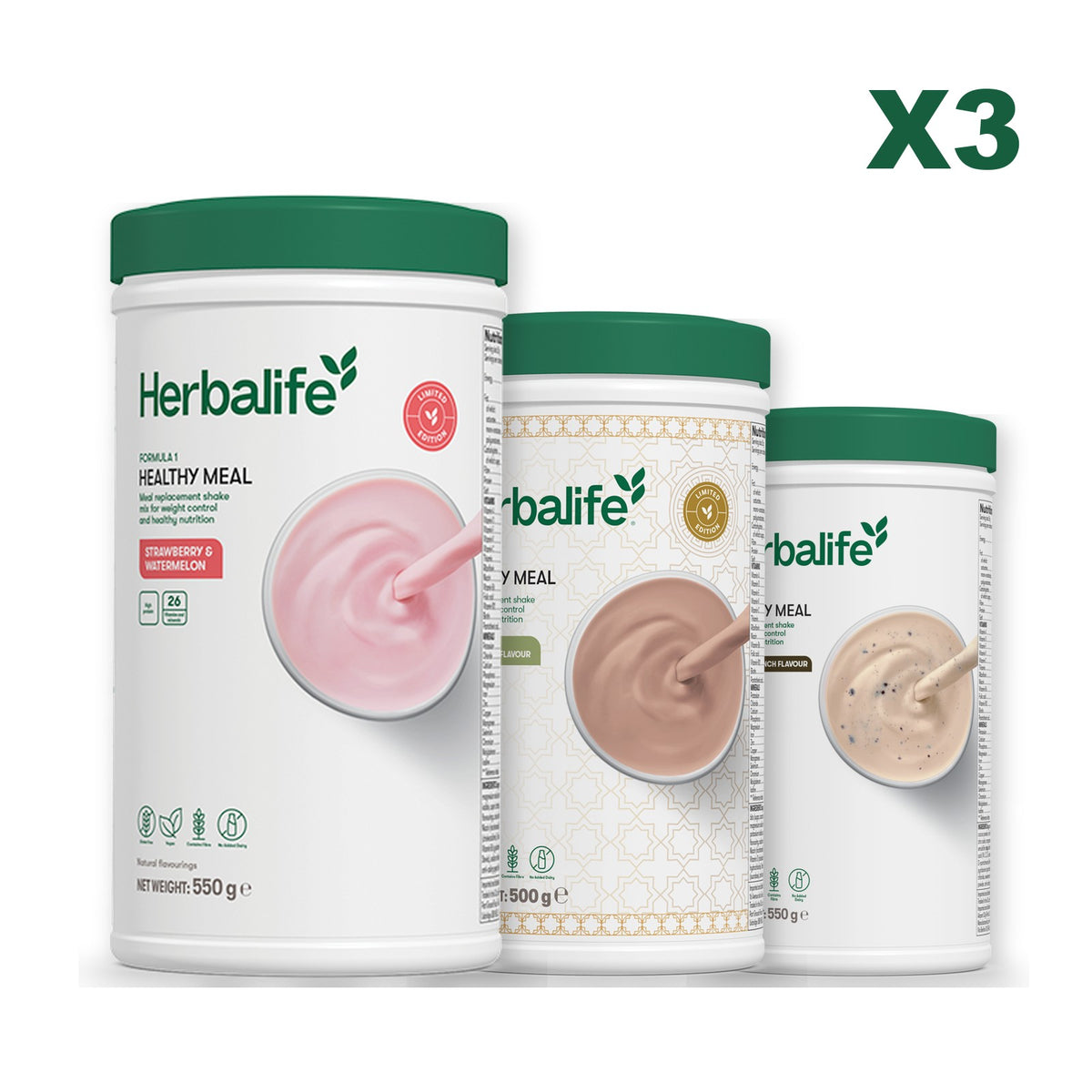 Formula 1 Strawberry Watermelon plus 2 flavours of your choice - Dubai Style Chocolate / Cookie Crunch