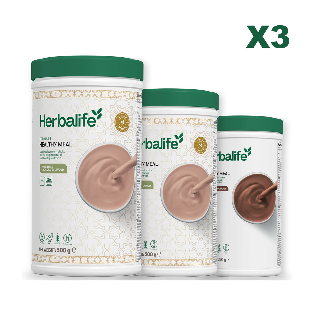 Formula 1 Dubai Style Chocolate plus 2 flavours of your choice - Dubai Style Chocolate / Chocolate