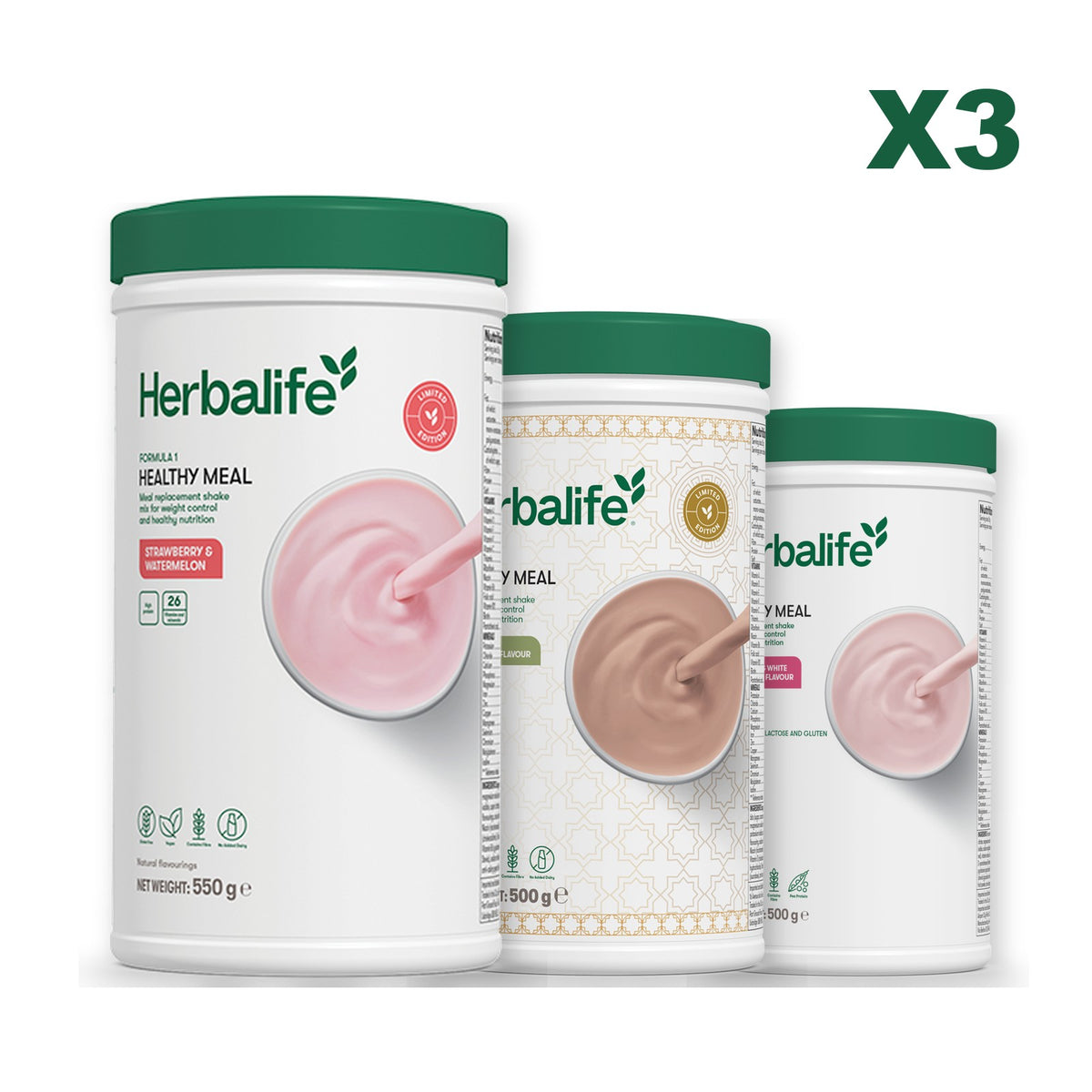 Formula 1 Strawberry Watermelon plus 2 flavours of your choice - Dubai Style Chocolate / Free From Raspberry & White Chocolate